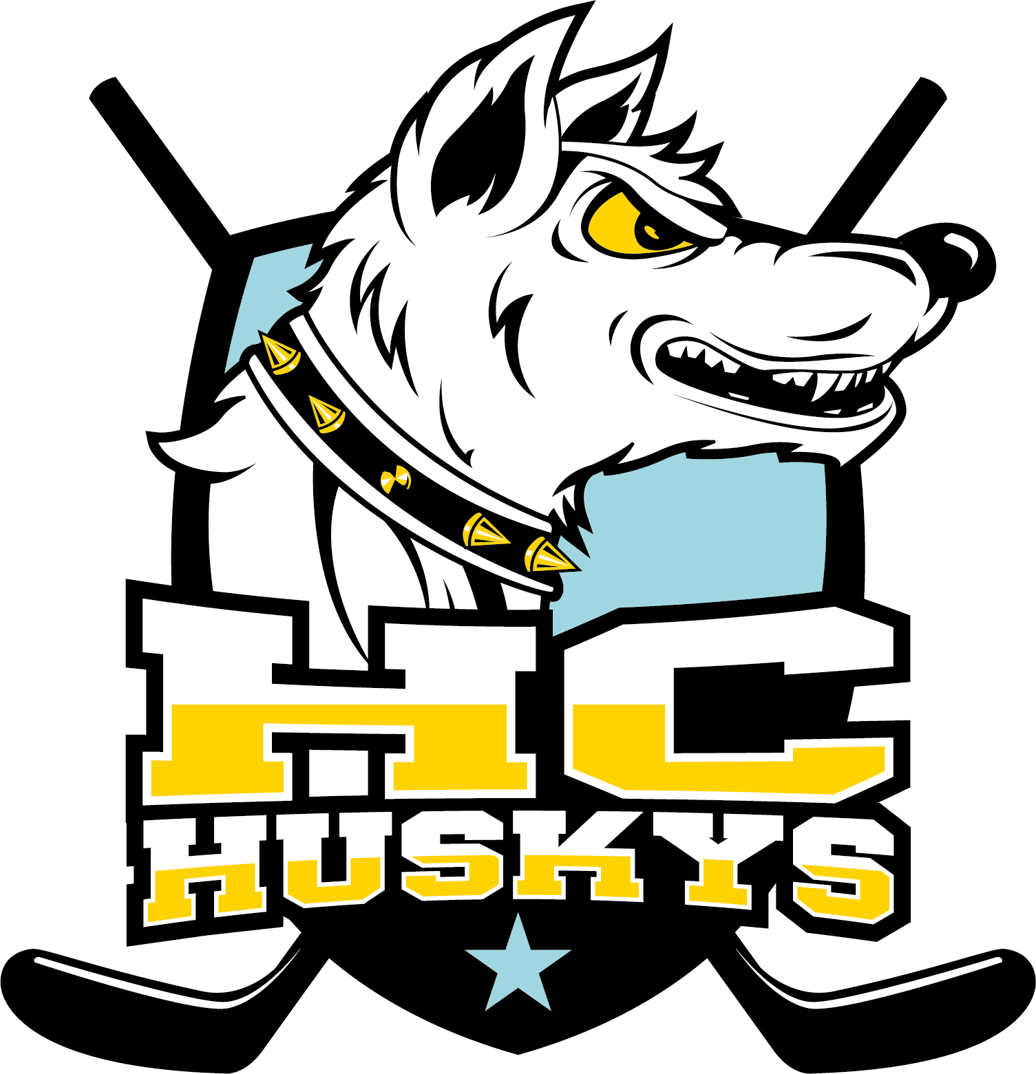 HC Huskys Hintergrund transparent